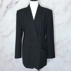 Jacqueline Ferrar Black Double Breasted Blazer